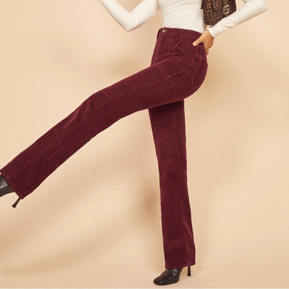 Reformation Winnie pant in Rust